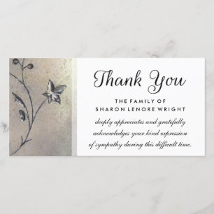 Vielen Dank, Einfachheit Sympathy Card Dankeskarte