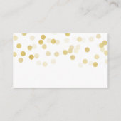 Vielen Dank einfügen Imitats Gold Foil Glitzer Lig Begleitkarte (Rückseite)