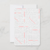 Vielen Dank Einladung (Vorderseite)