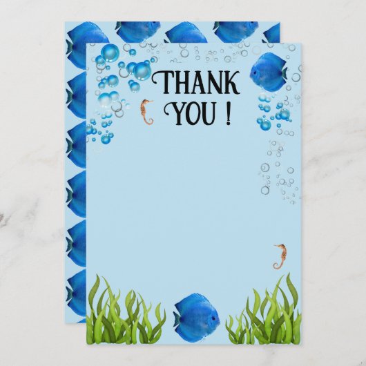 Vielen Dank Einladung (Vorne/Hinten)