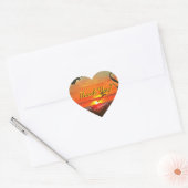 Vielen Dank El Rio Pitillal 2009 Herz-Aufkleber (Umschlag)