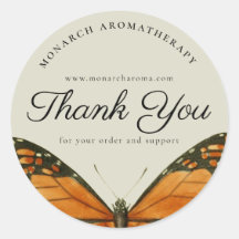 Vielen Dank Elegant Butterfly Business Custom