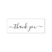 Vielen Dank Elegant Calligraphy Script Gummistempel (Prägung)