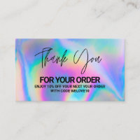 Vielen Dank Elegant Holographic instagram Discount