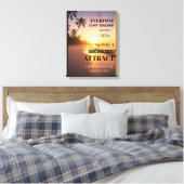 🖼️ Vielen Dank - Elegante Leinwand Zitat Kunst (Insitu (Schlafzimmer))