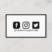 Vielen Dank Elegante moderne und trendige Intranet Visitenkarte (Rückseite)