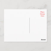 Vielen Dank Englisch Bulldog Pup Gruß Postkarte (Rückseite)