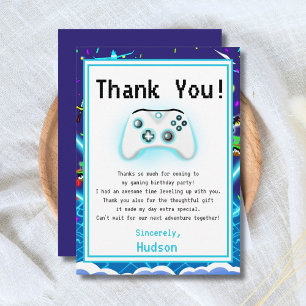 Vielen Dank, epischer Gamer-Geburtstag, Kritischer Dankeskarte