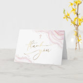 Vielen Dank, Erste Heilige Kommunion Card Karte (Gelbe Blume)