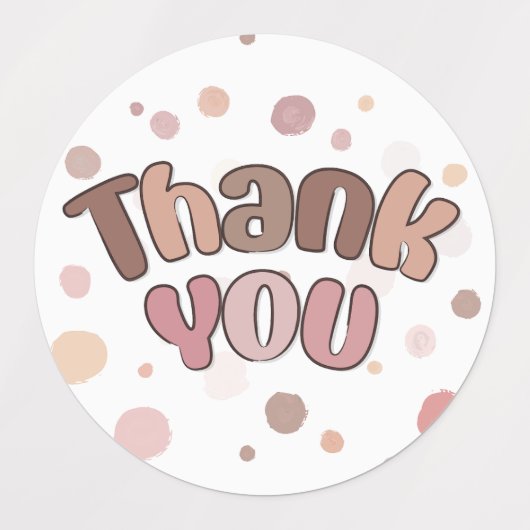Vielen Dank Etiketten (Design 1)