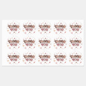 Vielen Dank Etiketten (Blatt)