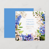 Vielen Dank etwas Blau: Baby's Breath & Flax (Vorne/Hinten)