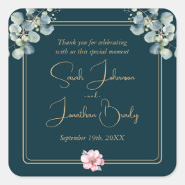 Vielen Dank, Eucalyptus Wedding Sticker