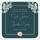 Vielen Dank, Eucalyptus Wedding Sticker (Vorderseite)