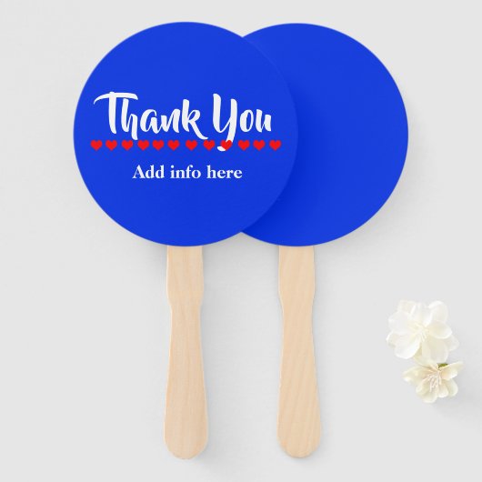 Vielen Dank Fächer (Vorne und Hinten)