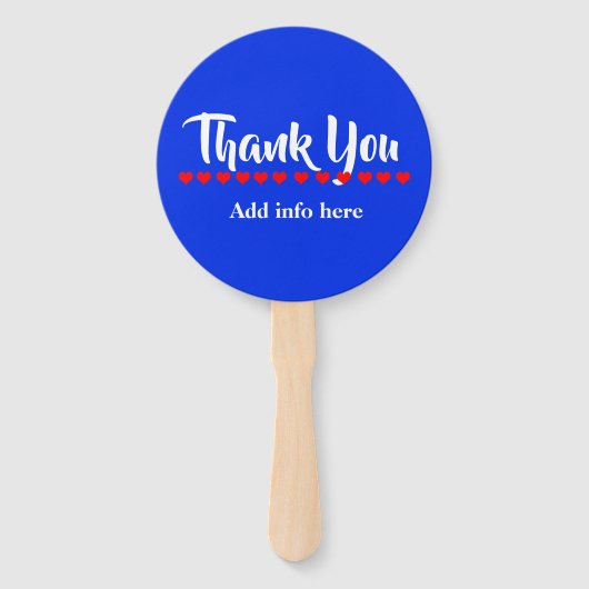 Vielen Dank Fächer (Vorderseite)