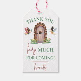 Vielen Dank! Fairy Garden House Geschenkanhänger