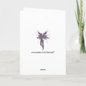 Vielen Dank Fairy Vich Grußkarte Dankeskarte (Rückseite)