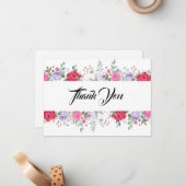 Vielen Dank, Flachbildschirm Mitteilungskarte (Vorderseite/Rückseite Beispiel)