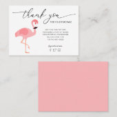 vielen Dank flamingo Visitenkarte (Vorne/Hinten)