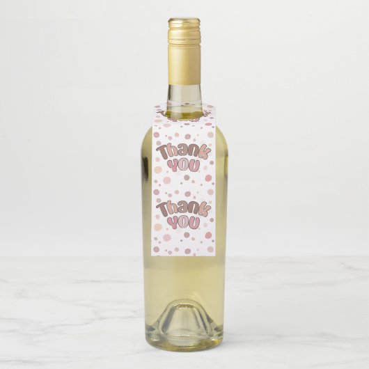 Vielen Dank Flaschenanhänger (Auf Flasche)