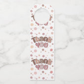 Vielen Dank Flaschenanhänger (Vorderseite)