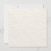 Vielen Dank Flat Notecard Square Dankeskarte (Rückseite)