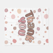 Vielen Dank Fleecedecke (Vorderseite (Horizontal))