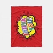 Vielen Dank Fleecedecke (Vorderseite)