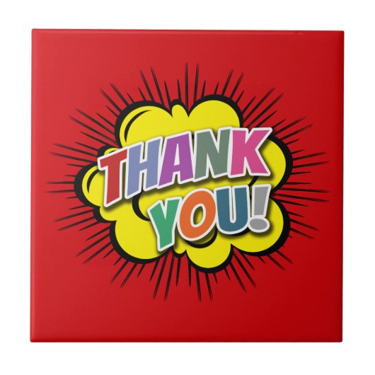 Vielen Dank Fliese (Vorderseite)