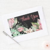 Vielen Dank, Floral Art Sticker (Umschlag)