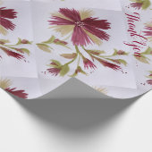 Vielen Dank, Floral Geschenke Wrap Geschenkpapier (Ecke)