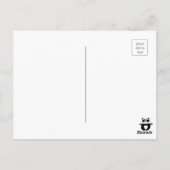 Vielen Dank Floral Pink Balloon Gold Spark Postkarte (Rückseite)