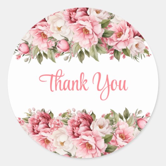 Vielen Dank, Floral Stickers (Vorderseite)