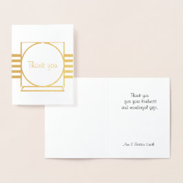 Vielen Dank Foil Card Folienkarte