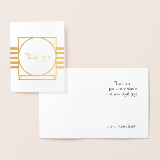 Vielen Dank Foil Card Folienkarte (Anzeige)