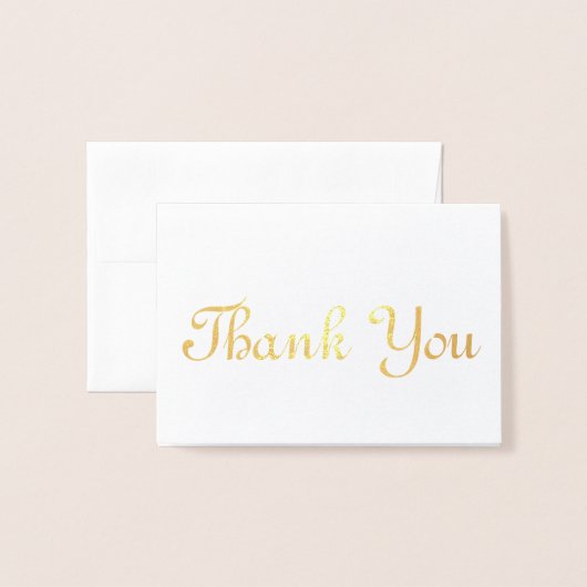 Vielen Dank Folienkarte (Vorderseite mit Umschlag)