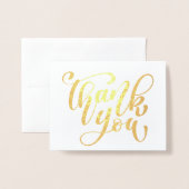 Vielen Dank Folienkarte (Vorderseite mit Umschlag)