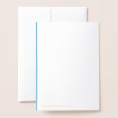 Vielen Dank Folienkarte (Rückseite mit Umschlag)
