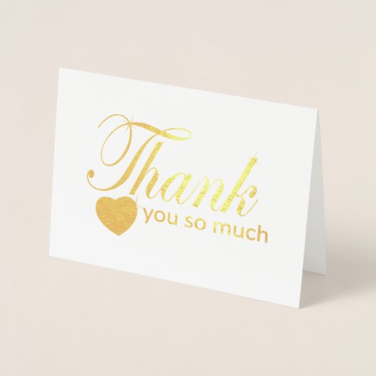 Vielen Dank Folienkarte (Vorderseite)