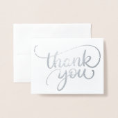 Vielen Dank Folienkarte (Vorderseite mit Umschlag)