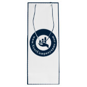 Vielen Dank! Fördermaßstab Geschenktüte Für Weinflaschen (Rückseite)