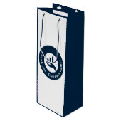 Vielen Dank! Fördermaßstab Geschenktüte Für Weinflaschen (Vorderseite Schrägansicht)