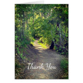 Vielen Dank Forest Trail Wilderness Friedlich Szen (Vorne)