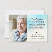 Vielen Dank Foto Beerdigung Beileid Trauer Loss Ca (Vorderseite)