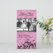 Vielen Dank Foto Card (4x8) Dankeskarte (Stehend Vorderseite)