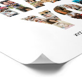 Vielen Dank Foto Collage Coworker Farewell Remüde Poster (Ecke)