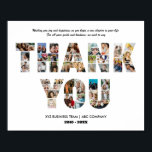 Vielen Dank Foto Collage Coworker Farewell Remüde Poster<br><div class="desc">Personalisiert Vielen Dank, dass Sie Foto Collage für Ihren pensionierten Kollegen, Mitarbeiter, Teammanager oder Chef erhalten haben. Dieses individualisierbare Foto-Geschenk ist auch als Abschiedsgedanke für verlassend Lehrer, Trainer oder Freunde geeignet. Diese Vorlage ist ein einzigartiges und bedeutendes Abschiedsgeschenk, das die wertvollen Momente und Erinnerungen vereint. Das Design verfügt über eine...</div>