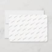 Vielen Dank Foto Collage Custom Personalisiert Dankeskarte (Rückseite)