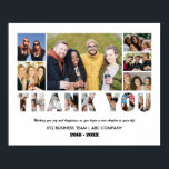 Vielen Dank Foto Collage Farewell Retirement Party Poster<br><div class="desc">Personalisiert Vielen Dank, dass Sie Foto Collage für Ihren pensionierten Kollegen, Mitarbeiter, Teammanager oder Chef erhalten haben. Dieses individualisierbare Foto-Geschenk ist auch als Abschiedsgedanke für verlassend Lehrer, Trainer oder Freunde geeignet. Diese Vorlage ist ein einzigartiges und bedeutendes Abschiedsgeschenk, das die wertvollen Momente und Erinnerungen vereint. Das Design verfügt über eine...</div>